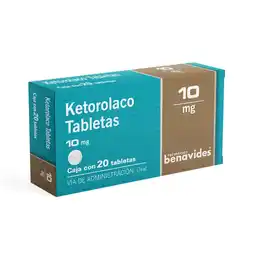 Farmacias Benavides 10 mg ketorolaco oferta