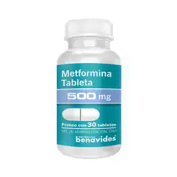 Farmacias Benavides 500 mg metformina oferta