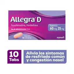 Farmacias Benavides Fexofenadina 60 mg oferta