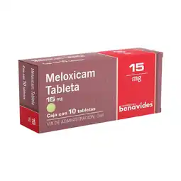 Farmacias Benavides 15 mg meloxicam oferta
