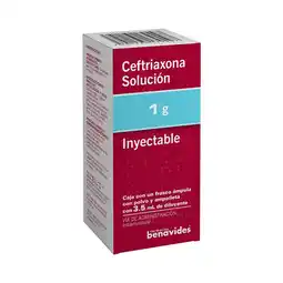 Farmacias Benavides 1 gr ceftriaxona oferta