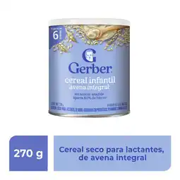 Farmacias Benavides Cereal infantil etapa 1 avena integral oferta