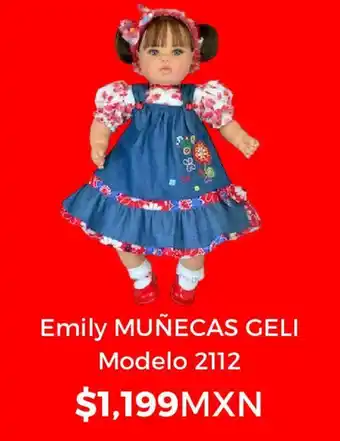 Sanborns Emily MUÑECAS GELI Modelo 2112 oferta