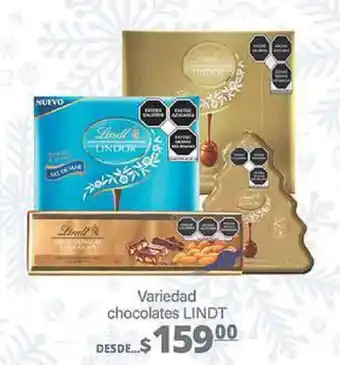 La Comer Variedad chocolates LINDT oferta