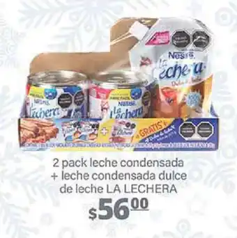 2 pack leche condensada + leche condensada dulce de leche LA LECHERA