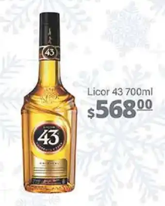 La Comer Licor 43 700ml oferta