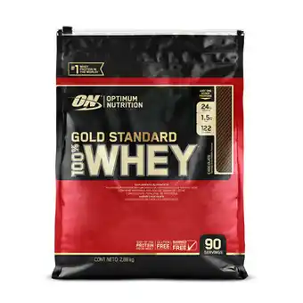 Proteína en Polvo Sabor Chocolate, Gold Standard Whey, 2.88 kg