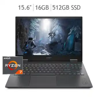 Costco HP Omen Laptop 15.6" para Gamer AMD Ryzen™ 7 4800H oferta