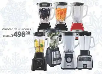 Variedad de licuadoras