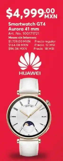 HUAWEI Smartwatch GT4 Aurora 41 mm