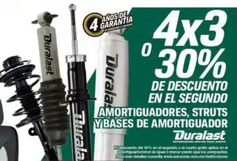 Duralast AMORTIGUADORES, STRUTS Y BASES DE AMORTIGUADOR