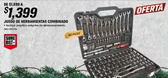 AutoZone SURE BILT JUEGO DE HERRAMIENTAS COMBINADO 166 PIEZAS oferta