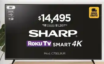 SHARP Roku TV SMART 4K