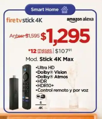 Chedraui Stick 4K Max oferta