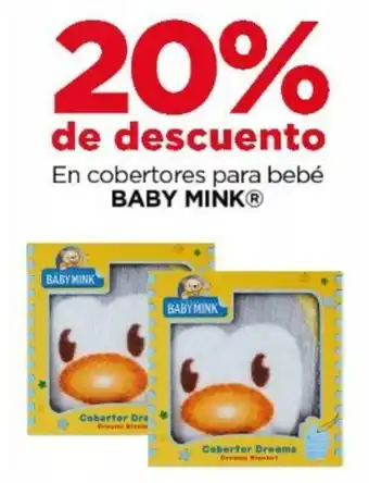 Chedraui En cobertores para bebé BABY MINK oferta