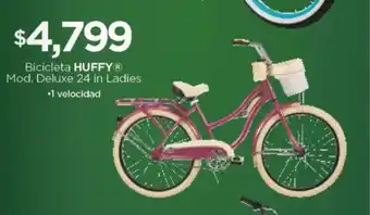 Bicicleta HUFFY Mod. Deluxe 24 in Ladies