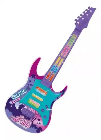 Mercado Libre Guitarra electrónica musical multifunción para niños color rosa oferta
