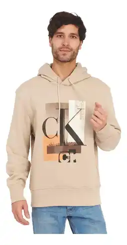 Mercado Libre Sudadera calvin klein para hombre estampada oferta