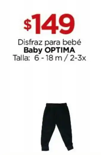 Chedraui Disfraz para bebé Baby OPTIMA Talla: 6-18 m/2-3x oferta
