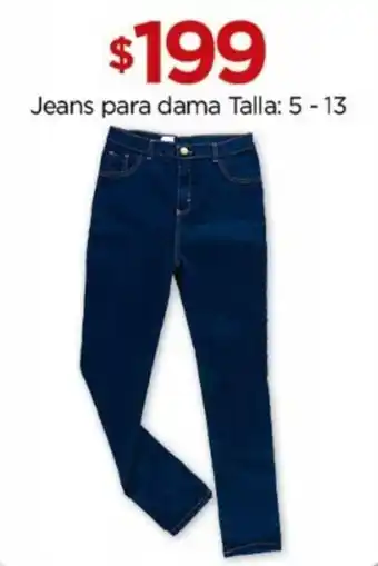 Chedraui Jeans para dama Talla: 5-13 oferta