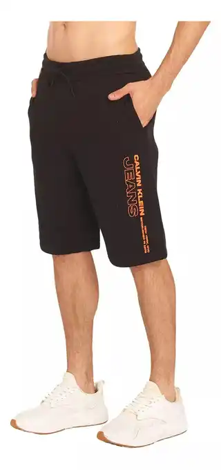 Mercado Libre Short calvin klein con logo estampado color negro hombre oferta