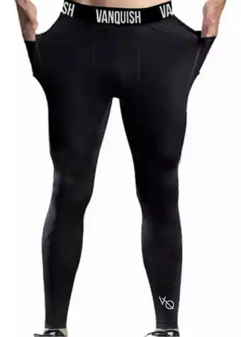 Mercado Libre Licra deportiva pantalón pants con 2 bolsas vanquish v q bk oferta
