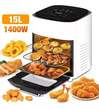 Mercado Libre Eléctrica 15l freidora de aire freidora sin aceite horno oferta