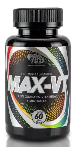 Mercado Libre Max vt multivitaminico 60 cápsulas guaraná protgt oferta