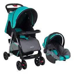 Carriola plegable lenni sistema de viaje turquesa infanti