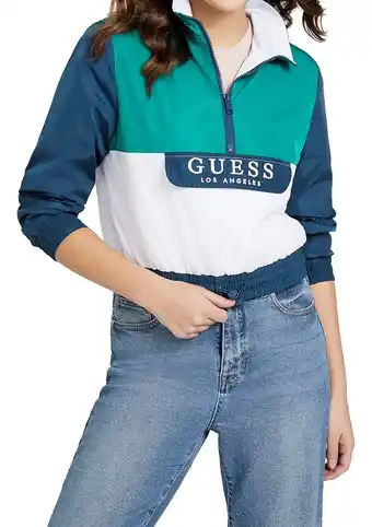 Mercado Libre Chamarra rompevientos guess eco emma con logo para mujer oferta