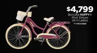 Bicicleta HUFFY Mod. Deluxe 24 in Ladies