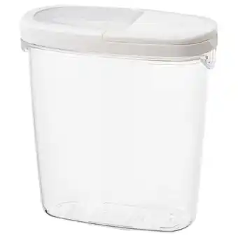 IKEA Ikea 365+ frasco con tapa, transparente/blanco, 1.3 l oferta