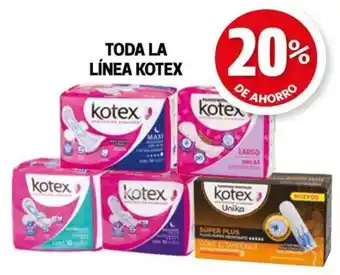Farmacias Guadalajara TODA LA LÍNEA KOTEX oferta