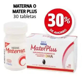 Farmacias Guadalajara MATERNA O MATER PLUS 30 tabletas oferta