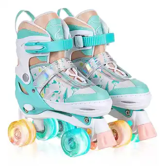 Mercado Libre Patines 4 ruedas profesionales con luces ajustable niño niña oferta
