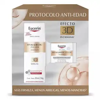 Mercado Libre Pack eucerin hf+e 3d serum + 1 mini crema de noche 2 piezas oferta