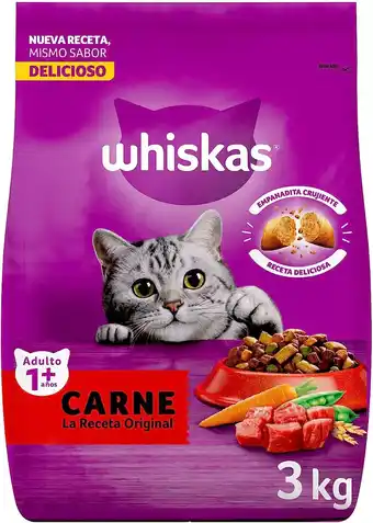 Mercado Libre Alimento seco para gato adulto whiskas carne 3kg oferta