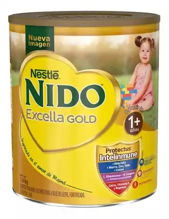 Mercado Libre Nestle nido leche de fórmula en polvo excella lata 1.6kg sabor n/a oferta