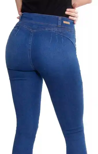 Mercado Libre Jeans mujer levanta pompa mezclilla stretch corte colombiano oferta