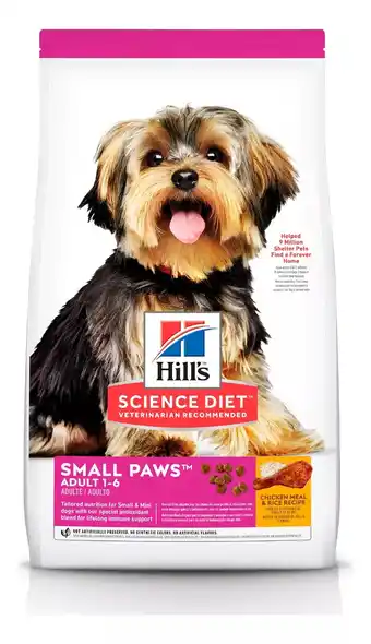 Mercado Libre Hill's sd small paws, comida para perro adulto, 7 kg oferta