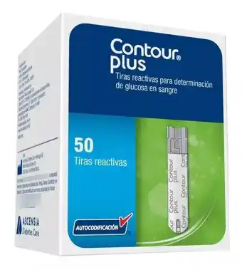 Tiras reactivas contour plus x 50 unidades