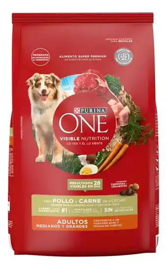 Mercado Libre Alimento purina one croquetas perro adulto pollo y carne 7kg oferta