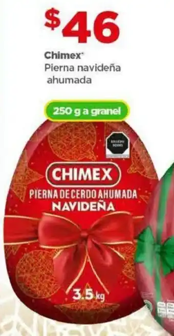 Bodega Aurrerá Chimex Pierna navideña ahumada 250 g a granel oferta