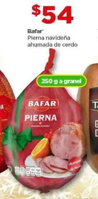 Bafar Pierna navideña ahumada de cerdo 250 g a granel