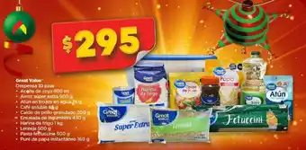 Bodega Aurrerá Great Value Despensa 10 pzas oferta