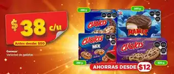 Bodega Aurrerá Gamesa Variedad de galletas oferta