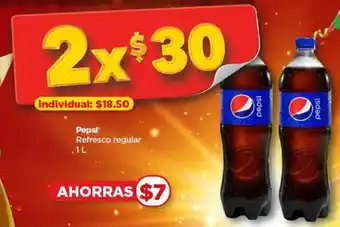 Bodega Aurrerá Pepsi Refresco regular 1L x 2 oferta