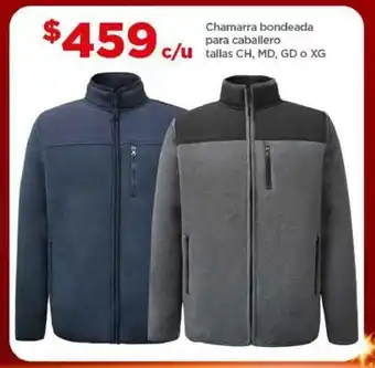Bodega Aurrerá Chamarra bondeada para caballero tallas CH, MD, GD o XG oferta