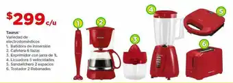 Bodega Aurrerá Taurus Variedad de electrodomésticos oferta