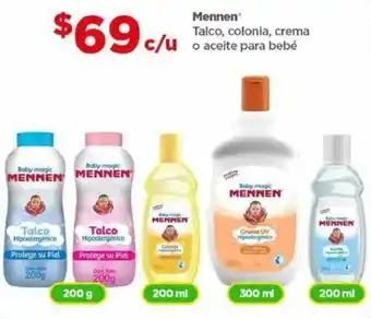 Mennen Talco, colonia, crema o aceite para bebé